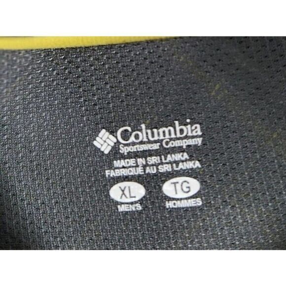 Columbia Long Sleeve Button Up Outdoor Plaid Gray Shirt Mesh Neck Men's size XL - Picture 7 of 7